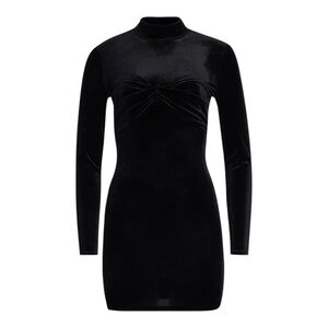 SER.O.YA Women's Dress Margie Long Sleeve Mini Size M Black